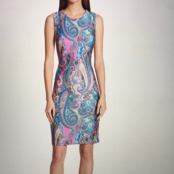 tommy hilfiger paisley dress
